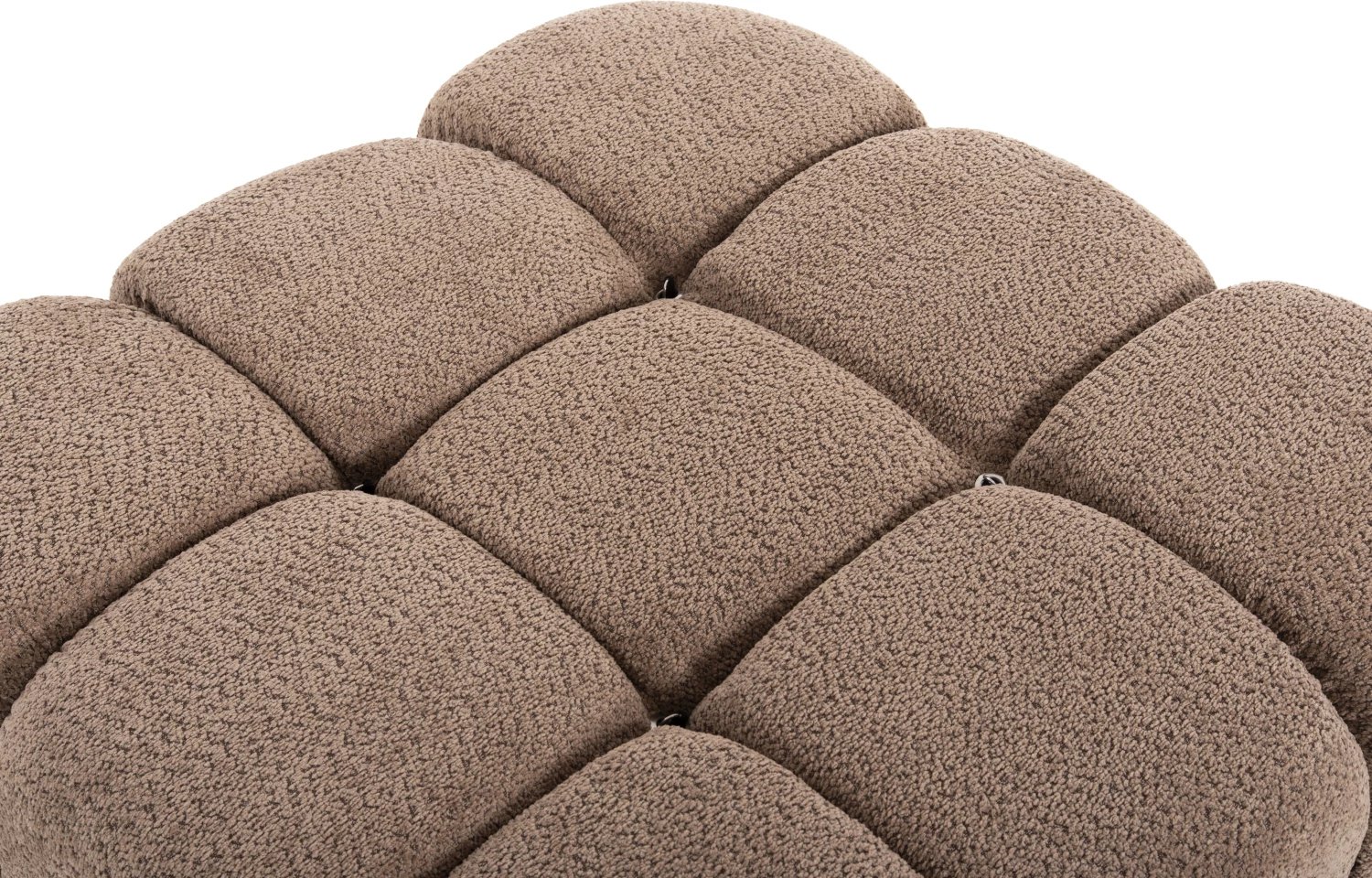 Divan polimorfik SHIFTER FH6073.01, pëlhurë me teksturë, ngjyrë kafe e çelur, 290x196x76H cm