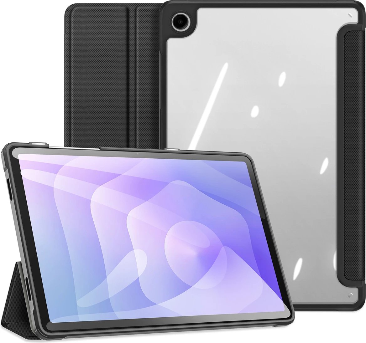 Mbështjellës flip Dux Ducis Toby për tablet Samsung Galaxy Tab A11 Plus/A9 Plus 11, Smart Case me qëndrim dhe auto wake, i zi