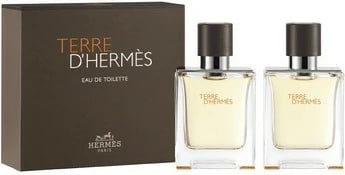 Set Eau De Toilette Hermes Terre d'Hermes, 2 x 50 ml 