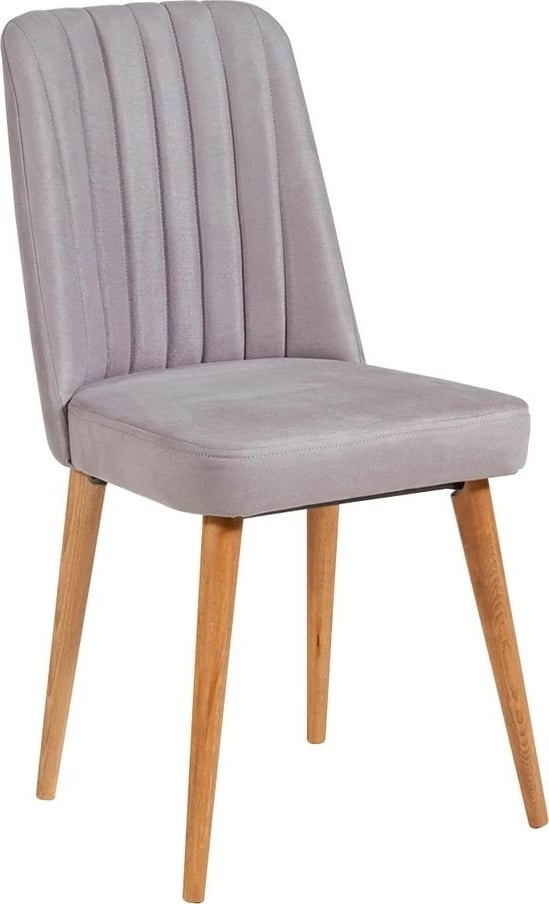 Set tavoline me karrige, konsolë, i zgjatshëm, 7 pjesë, Skye Decor, Vina 03 0701, ngjyrë Atlantic Pine, gri