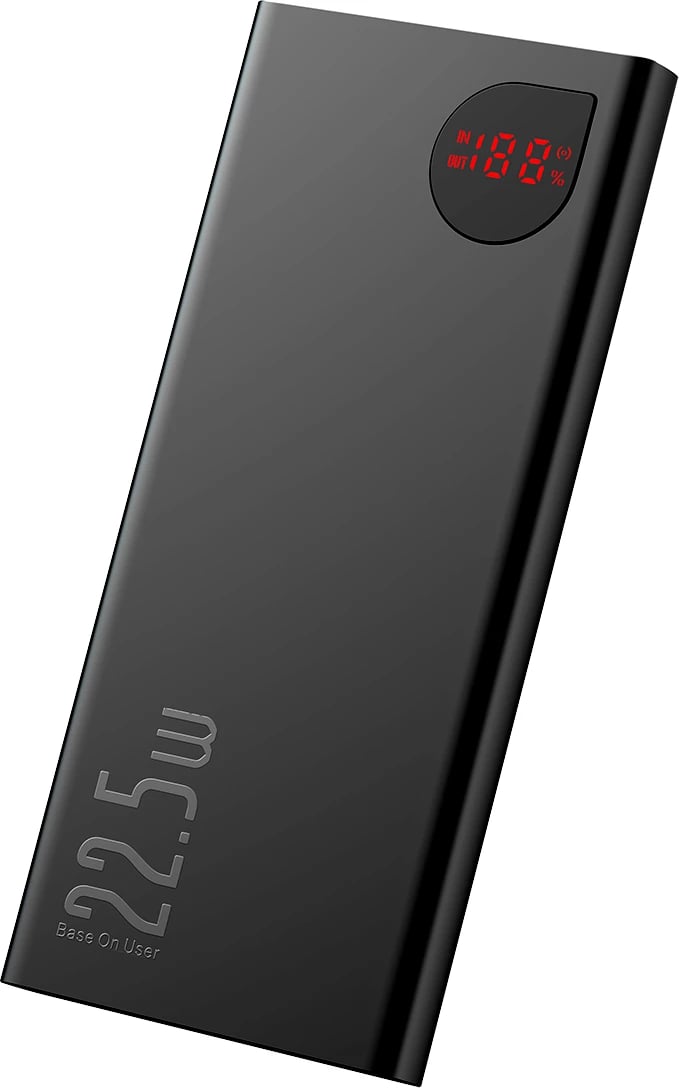 Powerbank Baseus Adaman Metal 10000mAh 22.5W, e zezë
