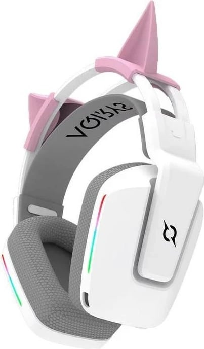 Kufje AQIRYS Alya 2.0, Dual Mode, Wireless&BT+Wired, të bardha