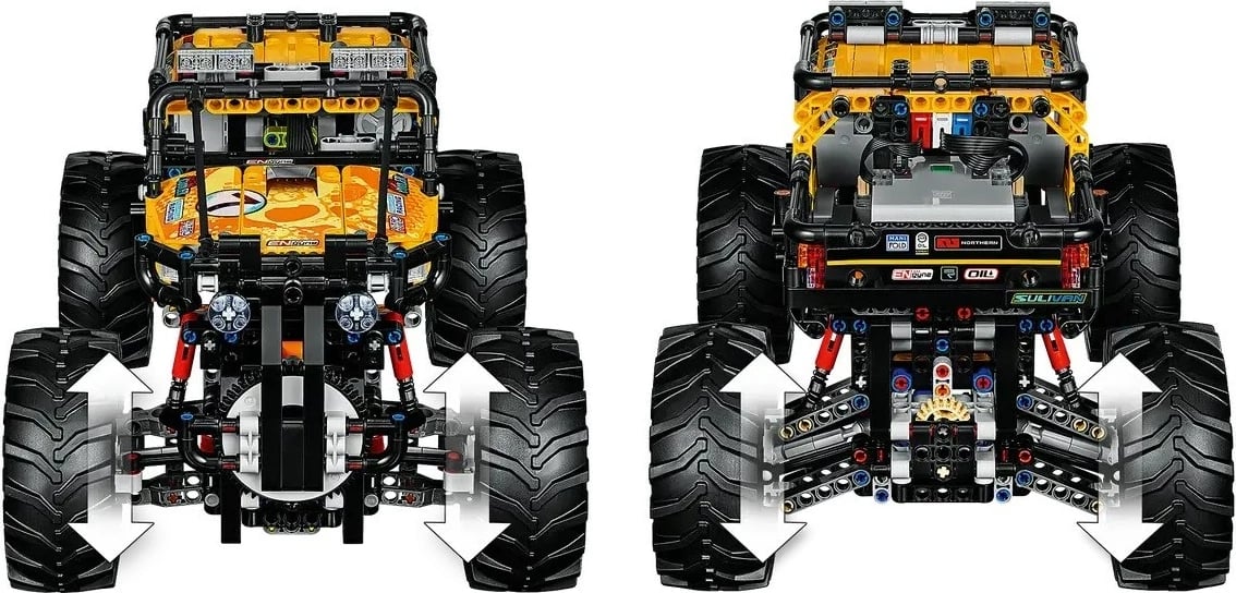 Set LEGO Technic 4X4 X-treme Off-Roader 42099, Portokalli Set LEGO Technic 4X4 X-treme Off-Roader 42099, Portokalli