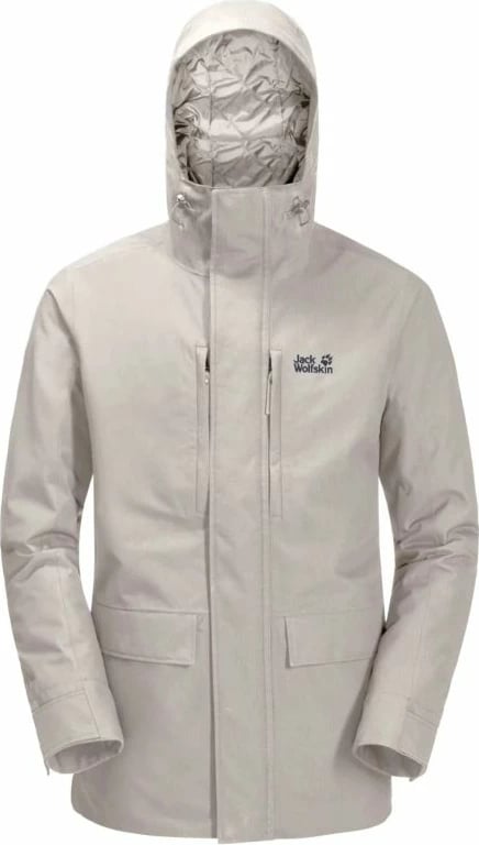 Jakne Jack Wolfskin femra, të bardha