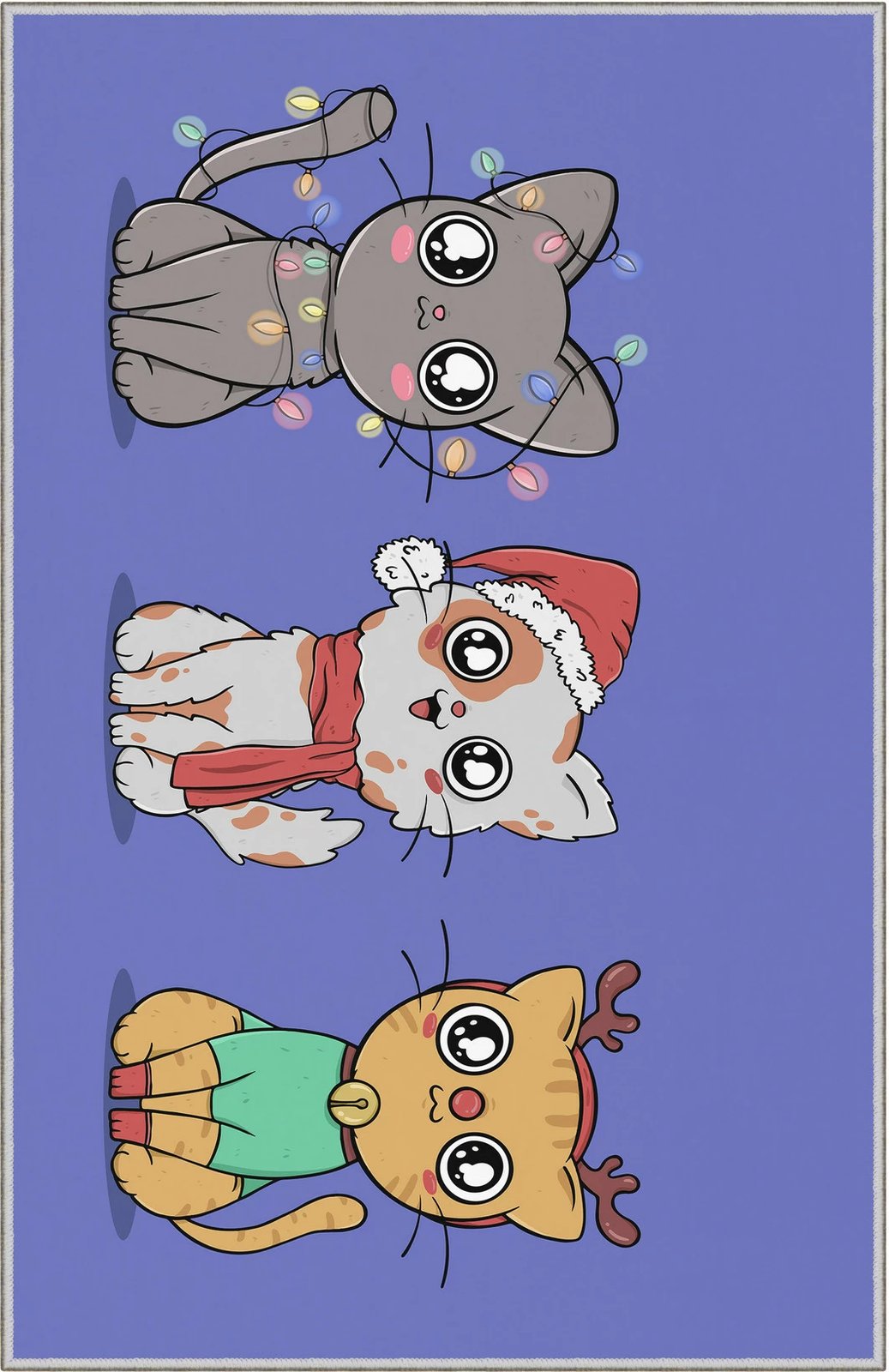 Qilim multikolor për fëmijë, 60x100cm, Conceptum Hypnose, WOOKECE155