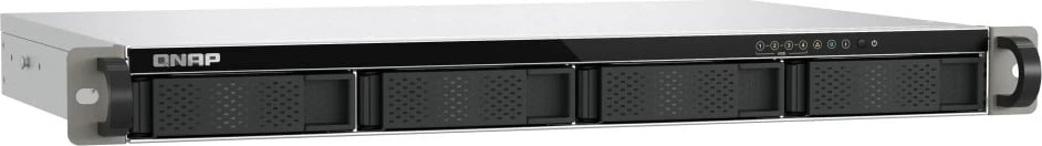 NAS QNAP TS-433eU, 4 GB RAM, 1U rack, pa disk, Zezë