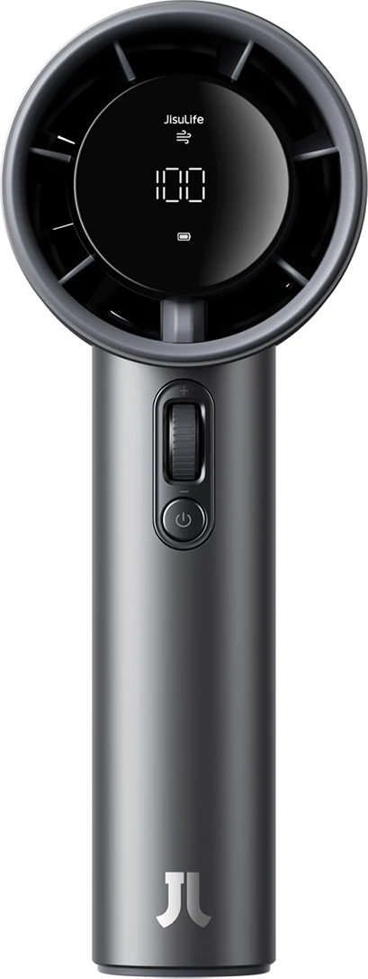 Ventilator dore Jisulife Pro1 S FA53PRO, 5000 mAh, USB-C, Gri e errët