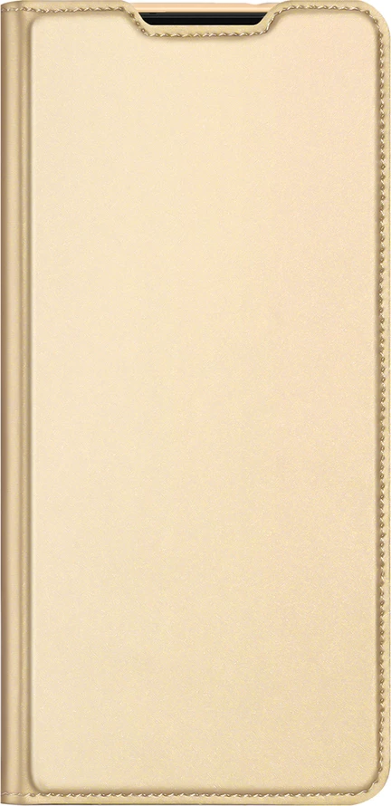 Mbështjellës Dux Ducis Skin Pro për Samsung Galaxy S22+, lëkurë ekologjike, me xhep, me qëndrim, ari