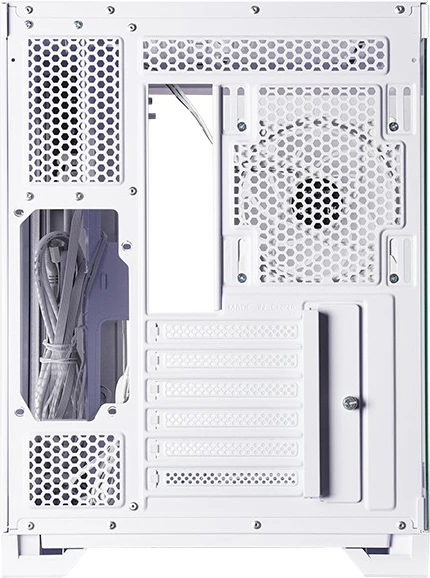 Kasë, Chieftec, Visio GM-30W-TG-OP, Midi Tower ATX/Micro ATX/Mini ITX, 6x 120mm ARGB, xham i temperuar, e bardhë