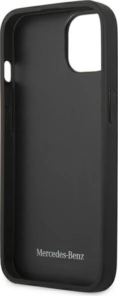 Mbështjellës Mercedes MEHCP15MARMBK për iPhone 15 Plus 6.7", lëkurë Urban Line, zi