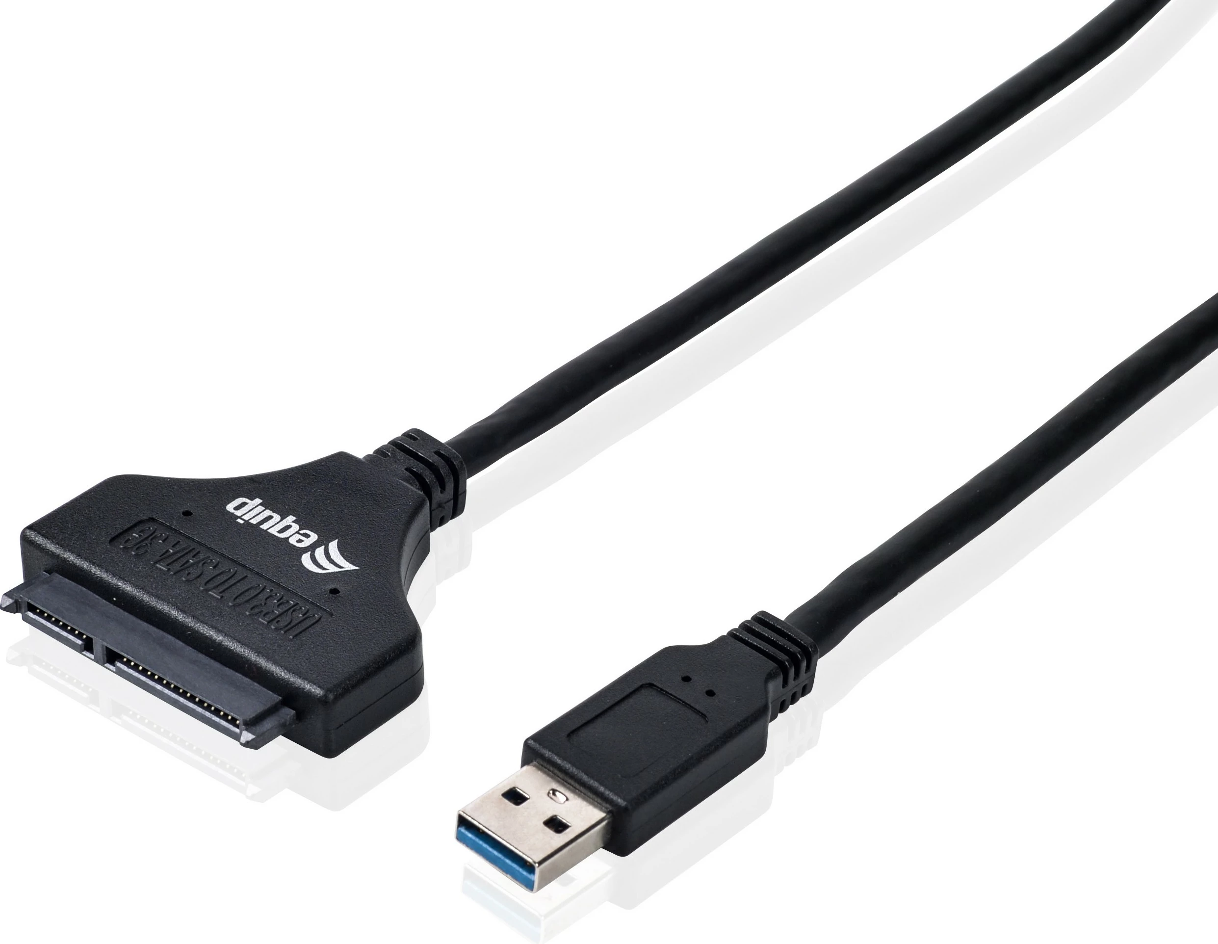 Adapter USB 3.0 në SATA Equip, 0.5m, e zezë