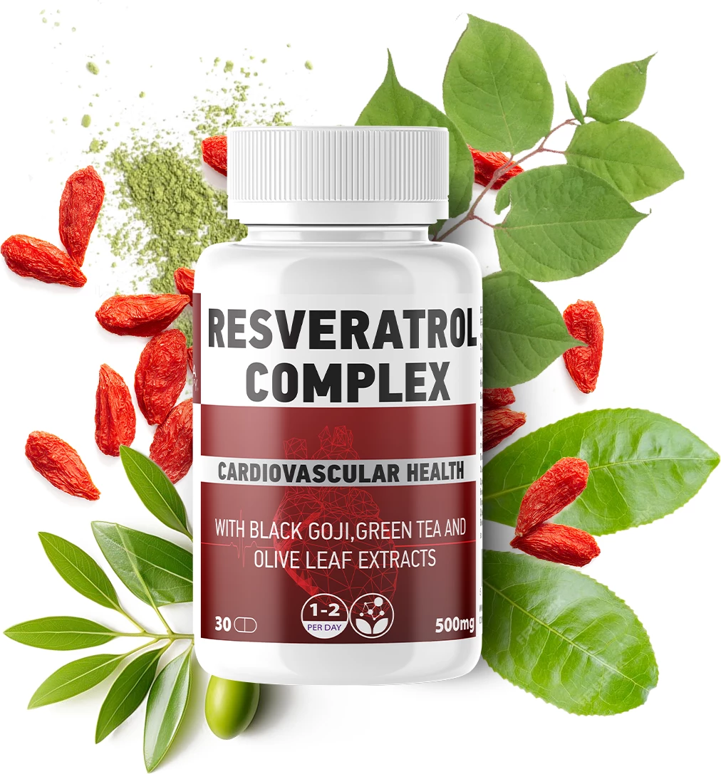 Resveratrol Complex - 30caps - për sëmundjet kardiovaskulare