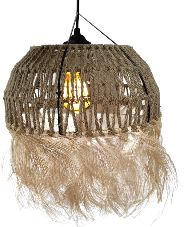 Dritë tavani prej shkopi natyral Inart D31x69cm