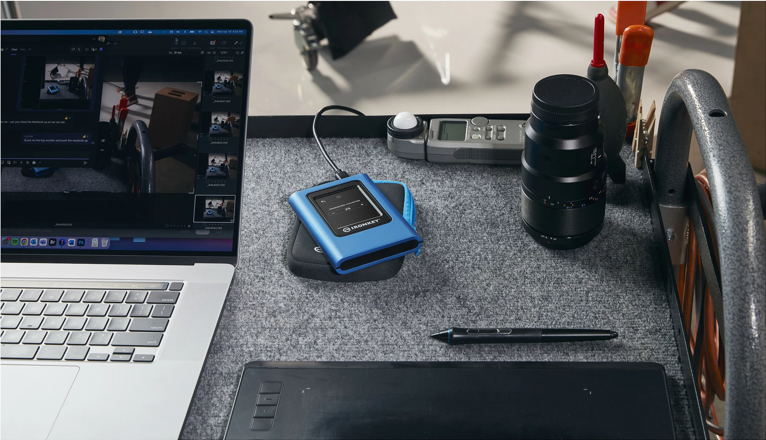 SSD i jashtëm Kingston IronKey Vault Privacy 80, 960GB, USB Type-C, Blu