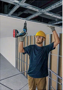 Kaçavidë elektrike Bosch GTB 18V-45 Professional, 18V, 4500 RPM, zi/blu