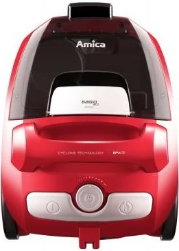 Fshesë me korrent pa qese Amica VM3044 BAGIO, 2L, 900W, E kuqe