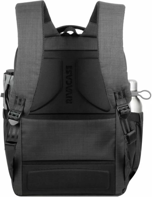 çantë shpine për laptop RIVACASE 8363 15.6" me portë USB, gri grafit