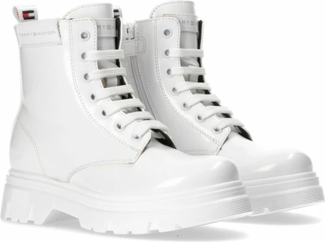 Çizme Tommy Hilfiger për femra, të bardha