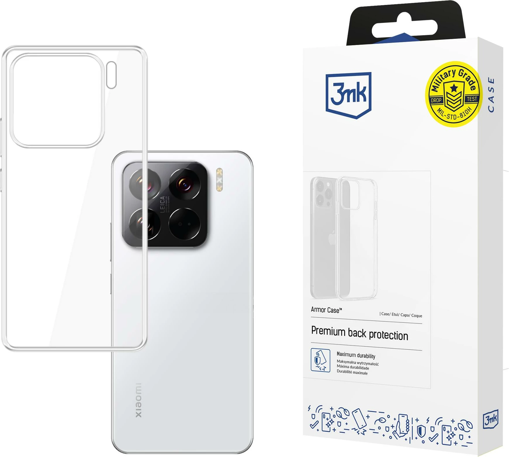 Mbështjellës 3mk Protection për Xiaomi 15, Transparent