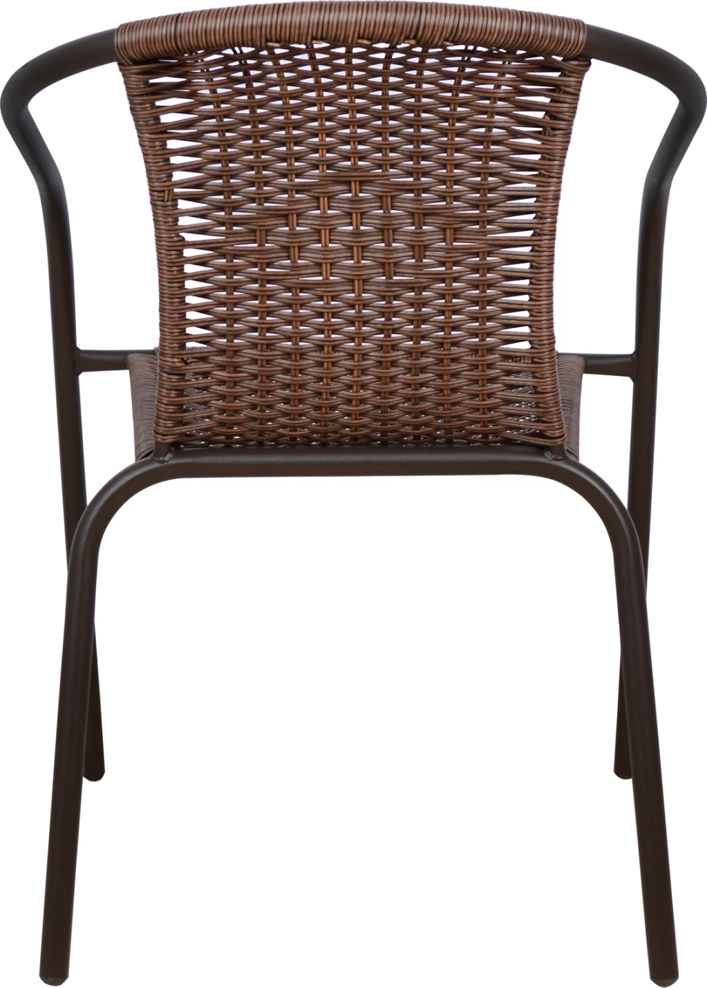 Karrige për jashtë Camel, ngjyrë kafe metalike me thurje, FH5015.02, 48x48-53x72 cm