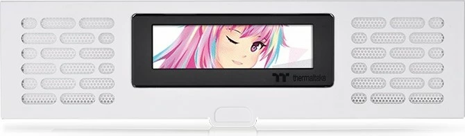 Panel LCD për kasë Thermaltake The Tower 200, Snow, i bardhë