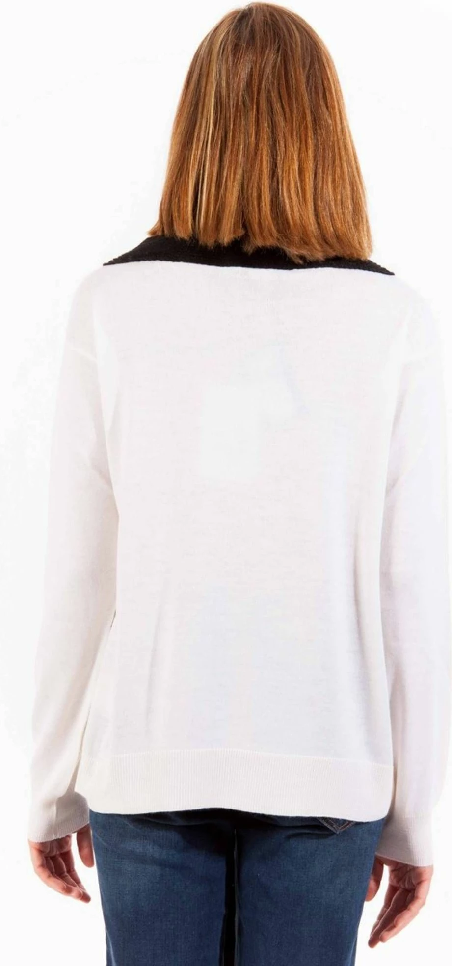 Xhemper LOVE MOSCHINO femra, i bardhë