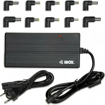 Adapter universal për laptop iBOX IUZ90WA, 90W, slim, 10 konektorë