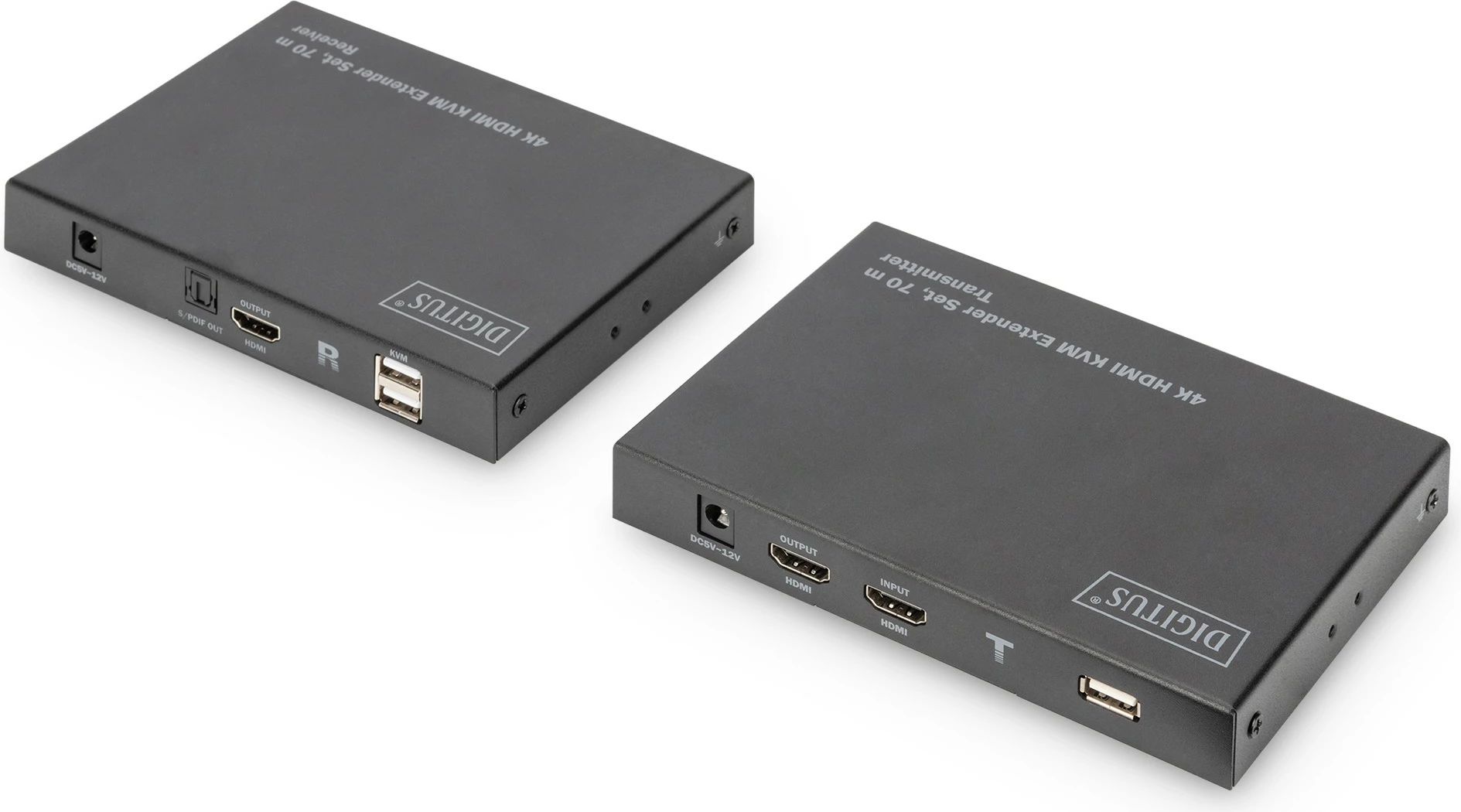 HDMI KVM Extender set Digitus DS-55513, 4K/60Hz, 70m, i zi