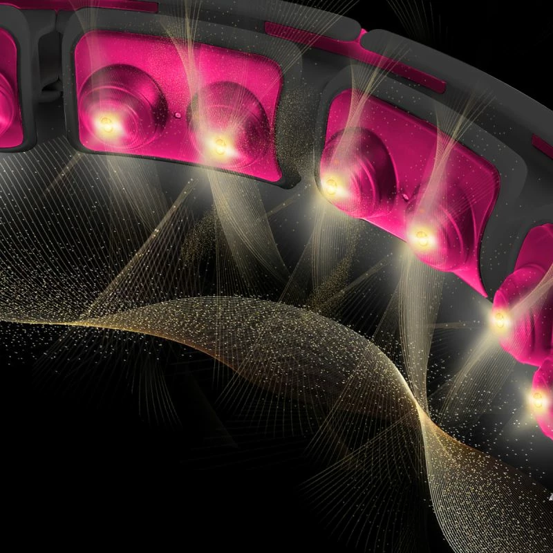 Hula hop me magnet e peshe HMS HHM16, rozë/zezë