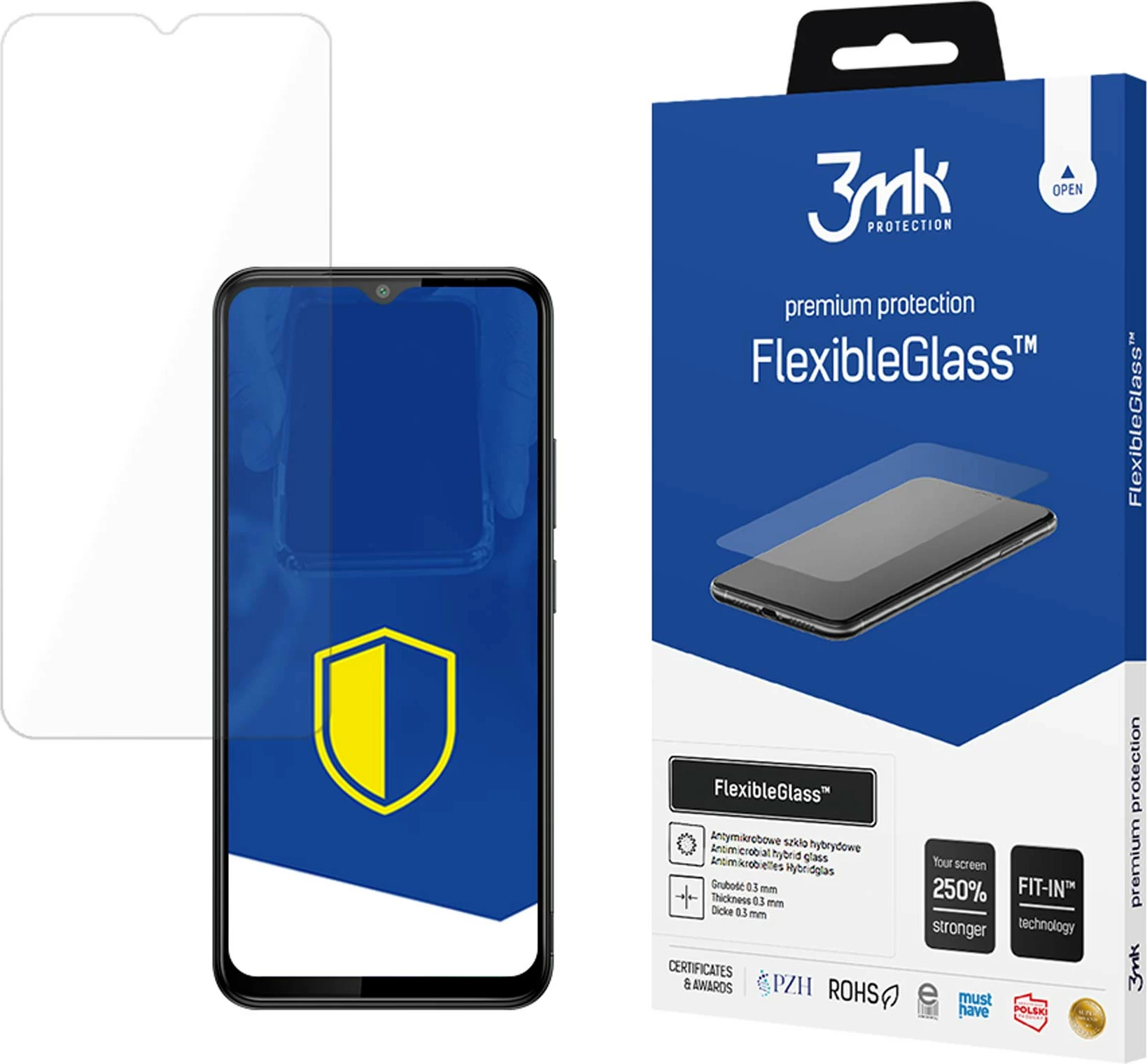 Mbështjellës xhami hibrid 3mk Protection FlexibleGlass për Kruger&Matz Flow 11