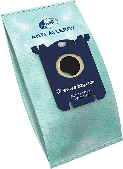 Qese pluhuri për fshesë, Philips S-Bag Clinic FC8022/04, mikrofiber, anti-alergji EPA10, set 4 copë