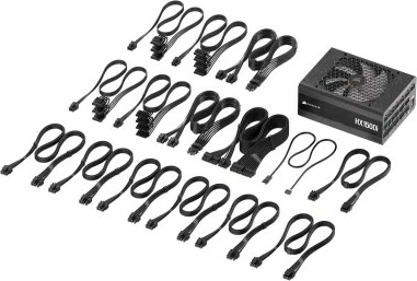 Kasë Corsair HX1500i, 1500W, 80 PLUS Platinum, Modular, E zezë