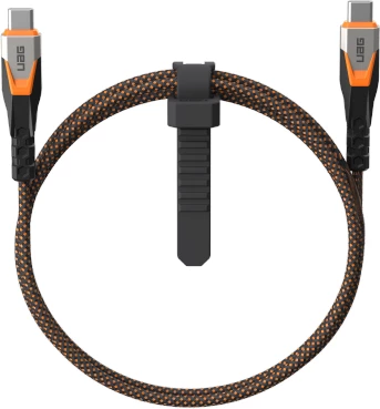 Kabllo USB-C UAG SRGE, 75cm, 240W/20Gbps, Portokalli