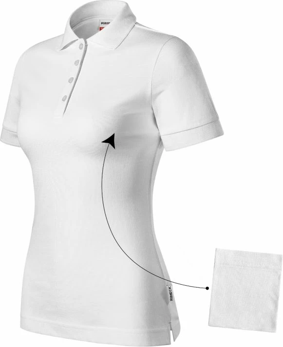 Maicë polo për femra Malfini, e bardhë