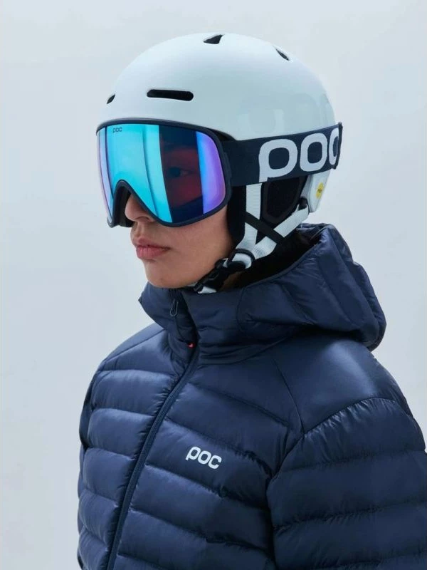 Helmetë skijimi POC unisex, e bardhë