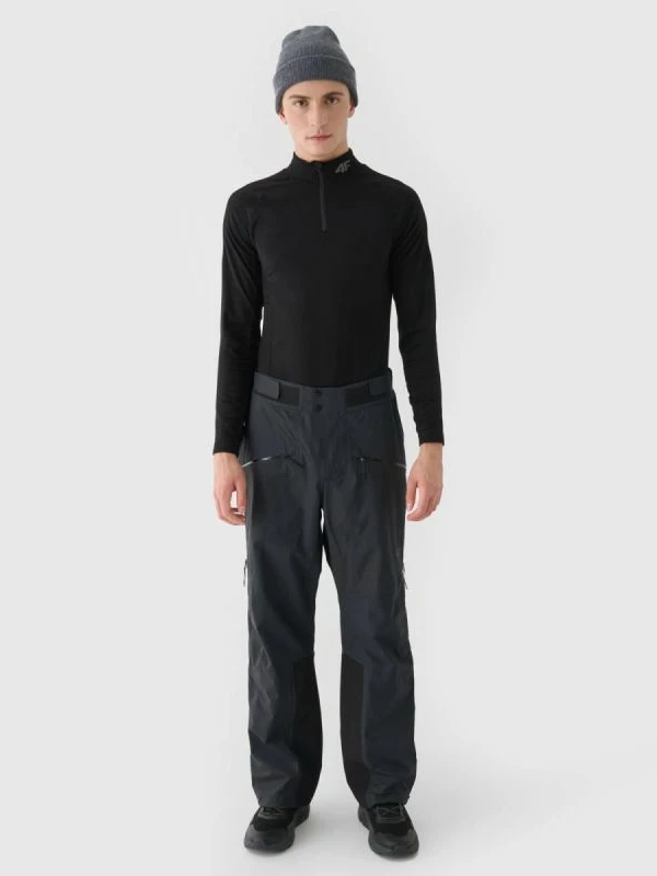 Pantallona ski touring për meshkuj 4F, të zeza