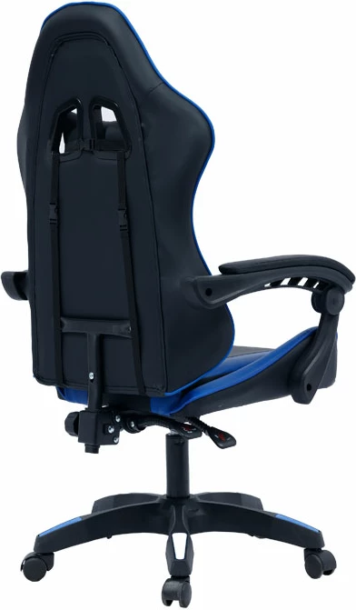 Karrige gaming William, e zezë/e kaltër