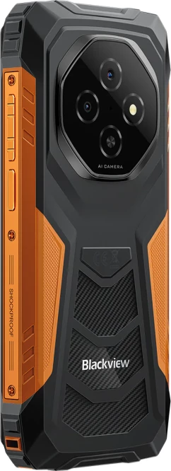 Celular rugged BLACKVIEW FORT 1 4GB/128GB, 6.56\" 90Hz, 10000mAh, portokalli