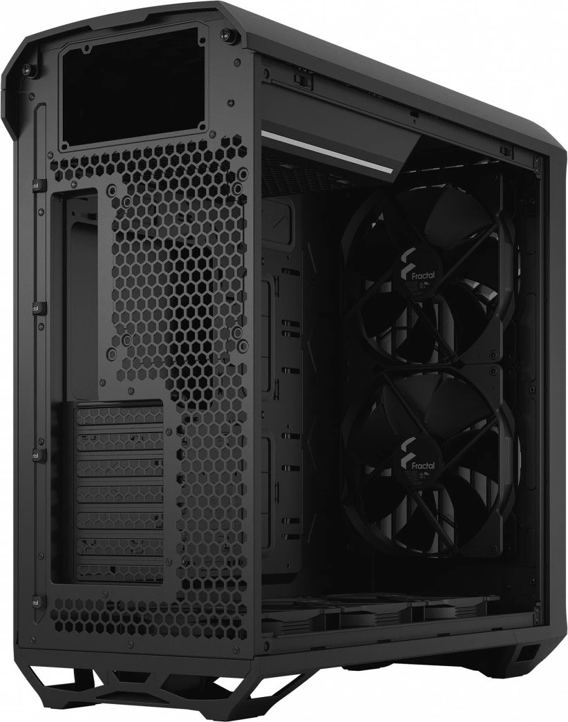 Kasë Fractal Design Torrent Black Solid, ATX, 5x ventilatorë, e zezë