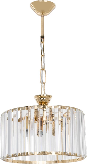 Llambë tavani një-dritëshe Lavina I, ngjyrë ari, Φ27x21cm