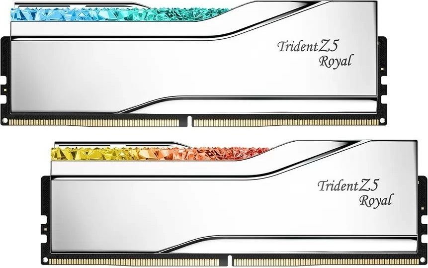 RAM Memorje G.SKILL Trident Z5 Royal RGB, 96GB (2x48GB), DDR5, 6400MHz, CL32, Silver