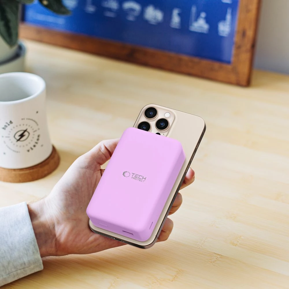 Powerbank Tech-Protect PB12 LifeMag 20000mAh, MagSafe, vjollcë