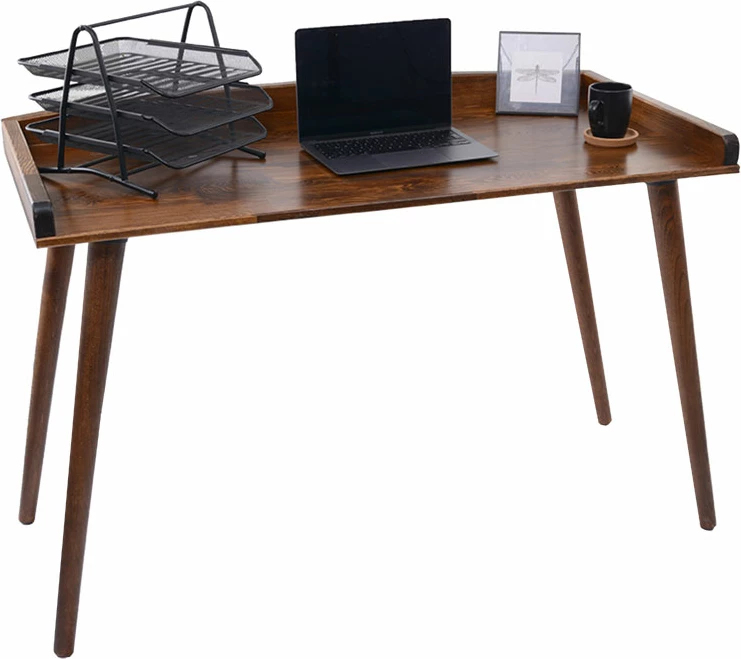 Tavolinë zyre Brady, dru pishe natyrale, ngjyrë arre, 119x59x75cm