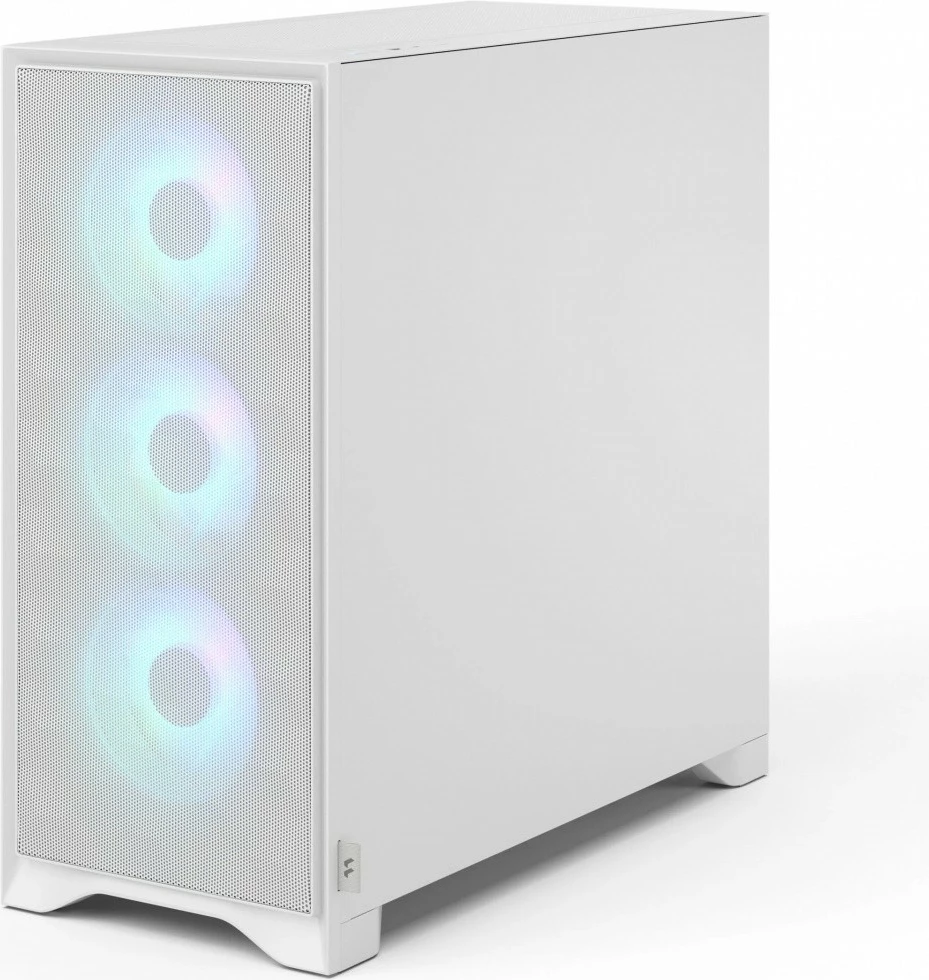Kasë Fractal Design Pop 2 Air FD-C-POA2A-04 TG RGB Midi Tower ATX me 3x120mm RGB, panel anësor xham i temperuar, e bardhë