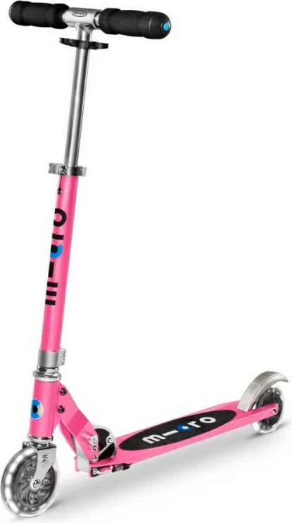 Trotinet Micro Sprite Pink LED për fëmijë, Rozë