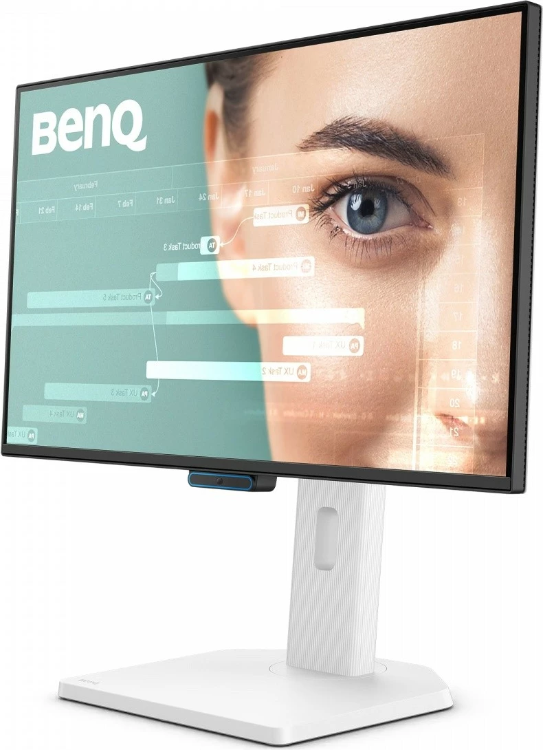 Monitor BenQ GW2490TC 23.8'' FHD 144Hz IPS 5ms, HDMI/DisplayPort/USB-C, altoparlantë, rregullim lartësie, zi/bardhë