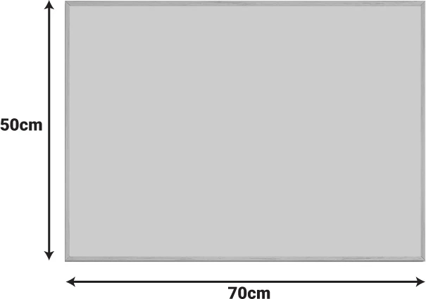 Dekor muri Luckely me kornizë, print digjital, shumëngjyrësh, 50x2x70cm