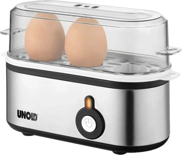 Pajisje për zierjen e vezëve Unold 38610, 210W, e argjendtë