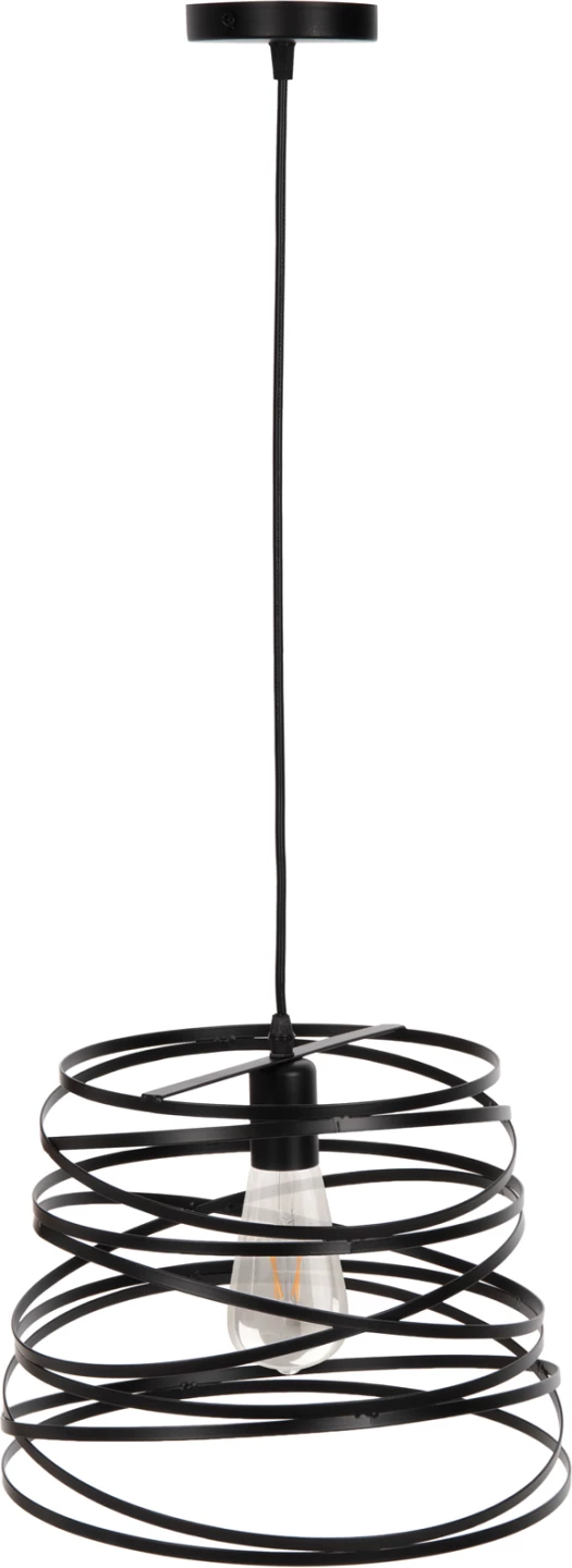 Llambë varëse tavani, kapak cilindrik, FH4129, ngjyrë e zezë, 22-33x130H cm