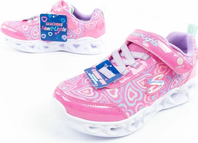 Atlete për vajza Skechers, me drita